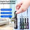 With V/A/W Display 65W Keychain 4 In 1 Portable Fast Charging Cable  Mobile Phone