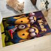 Custom Name Despicable Minions Party Carpet Rug Customizable Soft Washable Anti-Slip Home Living Room Sofa Mats Personalized Rug. 09091