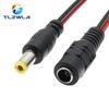 5PCS DC Power Male Female Cable 12V Plug DC Adapter Cable Plug Connector For CCTV Camera DC Plug 5.5*2.1mm 5.5x2.1 Fuse Holders1