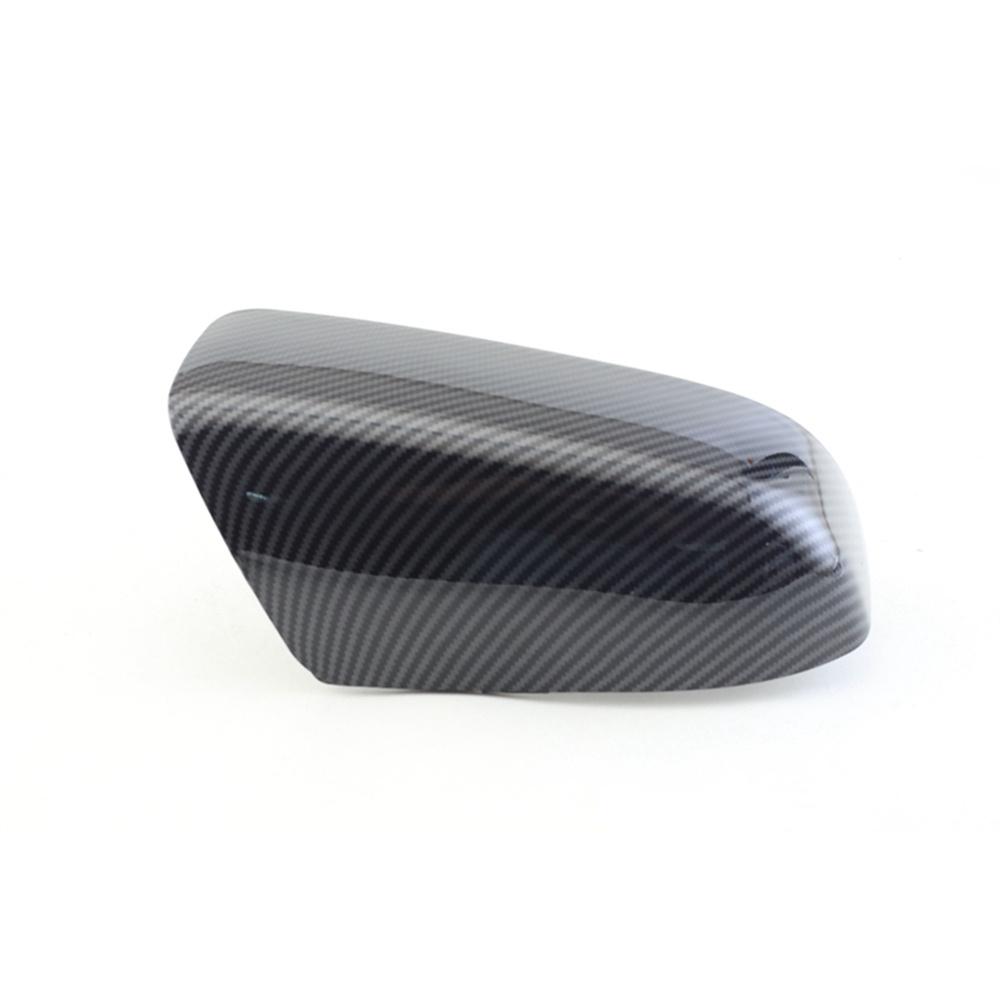 Pair Carbon Fiber Look Side Rear View Mirror Cover Cap for Honda Accord 2003-2007 76251-SDC-A11 76201-SDC-A11