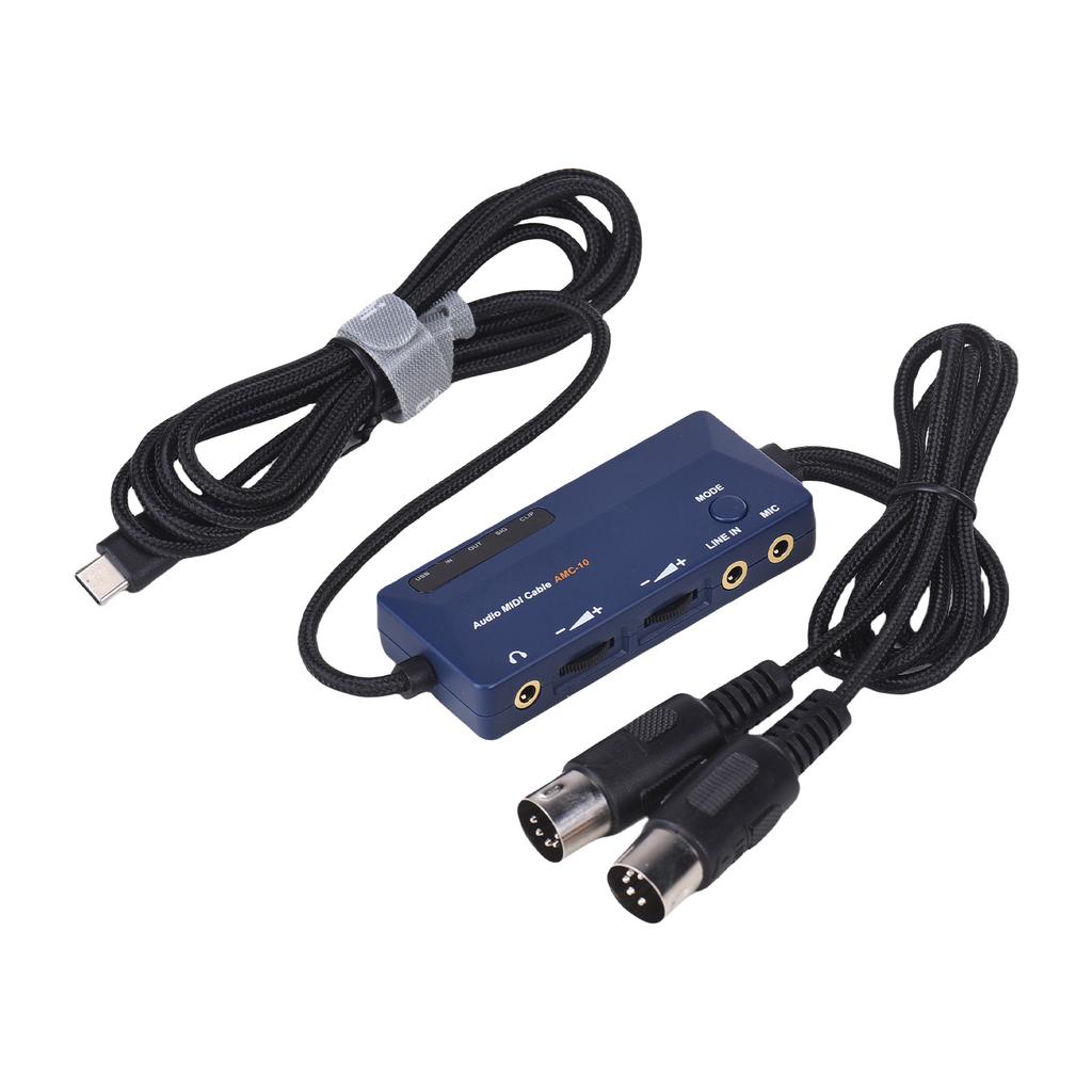 DOREMiDi MIDI to Type C Interface MIDI Cable Adapter for Editing Recording Track Audio MIDI Cable USB C Converter Built