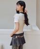 ZEROPLANET Luca Pleats Bustier [White]