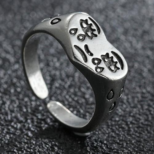 1 STuks Punk Vintage Zwart Grote Open Kruis Ring Voor Vrouwen Feest Sieraden Mannen Trendy Gotisch Goud Zilver Kleur Vinger Ringen Anillo