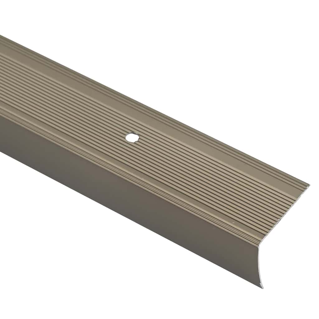 Stair Nosing Profiles 30 pcs Champagne 67 x 3 x 2 cm Aluminum