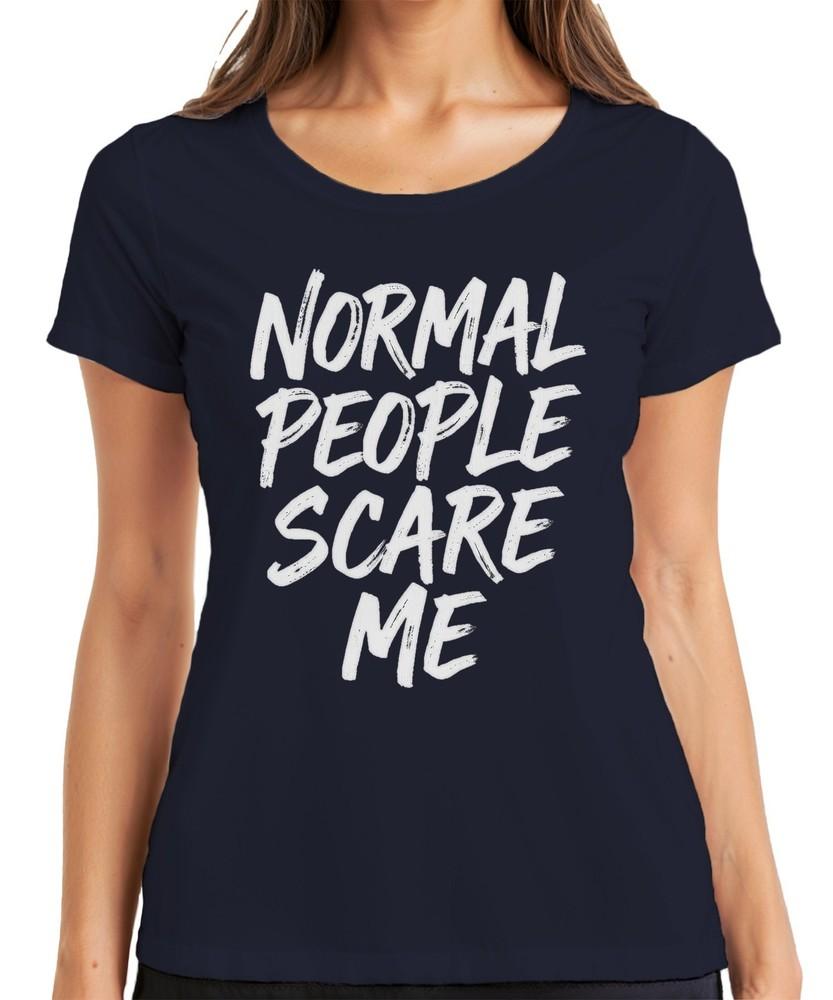 Normal People Scare Me Halloween Gothic Sarcastic Gift Unisexs Tshirt S