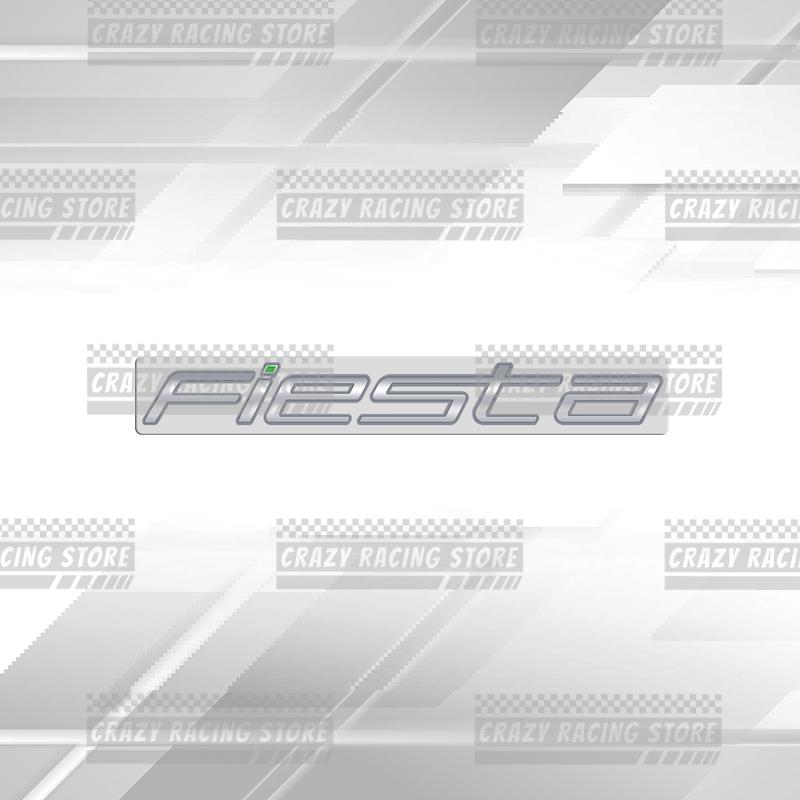 Car Badges For Ford Fiesta ST MK2 MK3 MK4 MK5 Rear Trunk Emblem Metal 3D Stickers Body Decals Lettering Decor Styling
