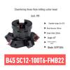 45° Dual-Sided V-Type Chamfer Milling Cutter Head