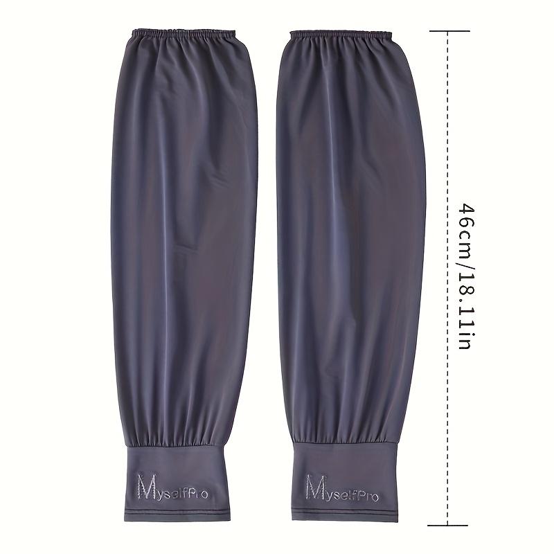 Men's Loose Cooling Arm Sleeves, Polyester Spandex, Breathable Quick-Dry Lightweight, for Cycling, Riding, Driving, Fishing, Outdoor Sports