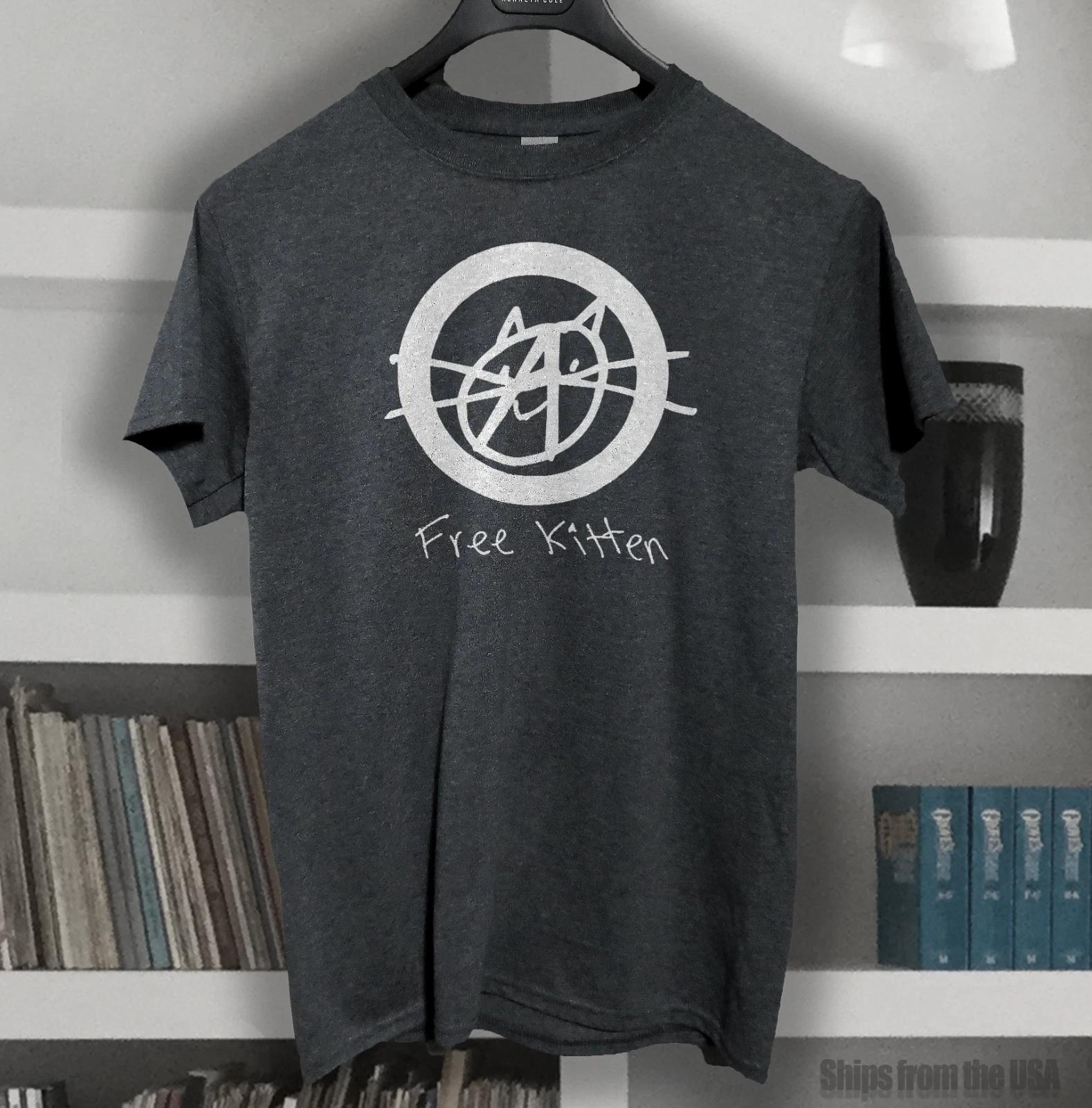 free kitten T T-Shirt T T-Shirt short sleeve pussy galore pavement 2XL