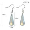 1 Pair Women Girl Natural Stone Hook Earrings Opal Earring Fashion Jewelry Gift