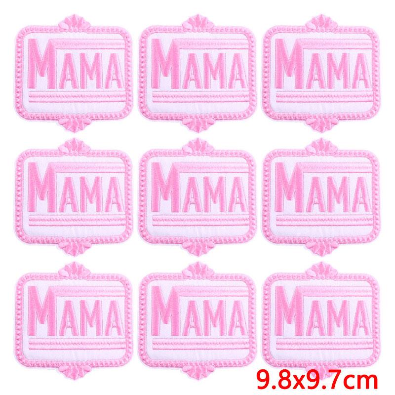 10Pcs/Lot Wholesale Fashion Cartoon Patch Iron On Patches On Clothes Letters Embroidered Patches For Clothing Applique Stickers