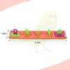 Hypeety Bird Intelligence Training Toy Puzzle Building Blocks for Parrot Budgies Parakeet Cockatiel Conure Cage Toy