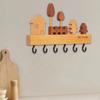 Key Holder Hooks Wall Hanger Rack Bathroom Bag Ornament Belt Office Doorway Bedroom Farmhouse