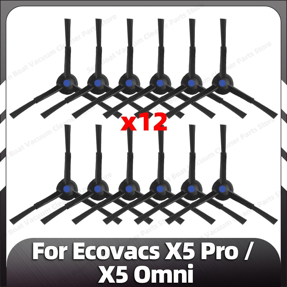 Compatible for Ecovacs X5 Pro / X5 Omni Replacement Main Side Brush HEPA Filter Mop Pads Dust Bags Spare Parts Accessories
