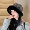 Plüschhut für Damen im Winter Warm und verdickt Fischerhut mit Plüsch Modisch und kältebeständig Ohrenschutz