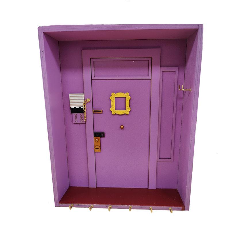 

Украшение для деревянной коробки на дверь, рождественский подарок на День святого Валентина, домашний декор, настенный декор, рождественское украшение, настенный крючок для хранения ключей