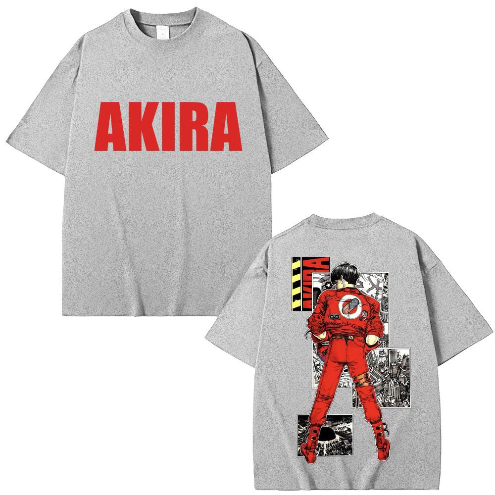 Japanese Anime Akira T Shirts Science Fiction Movie Shotaro Kaneda Manga T-shirt Men Women Cotton High Quality Tees
