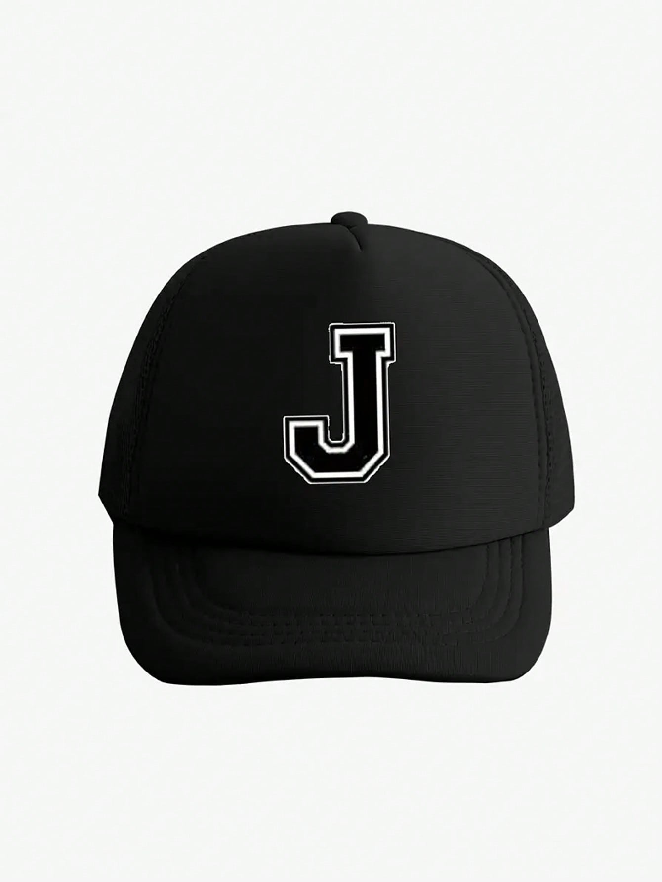 

1pc kid s 26-letter baseball hat, fashionable and versatile mesh breathable sun hat, suitable for daily outings Adjustable
