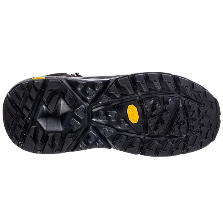 HOKA One One Kaha Mountaineering & Hiking Shoes Men's High Top Black 1099637-BPHN
