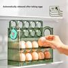 Multi Functional Household Foldable Egg Storage Box Refrigerator Drawer Style Food and Fruit Storage Tray