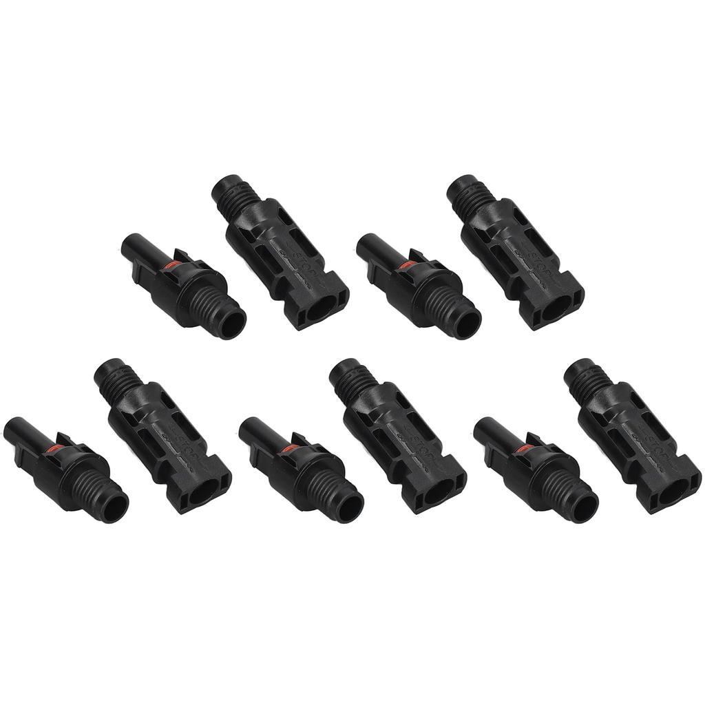 5 Sets Solar Branch Connectors UV Protection Male Female Header Board End Connector