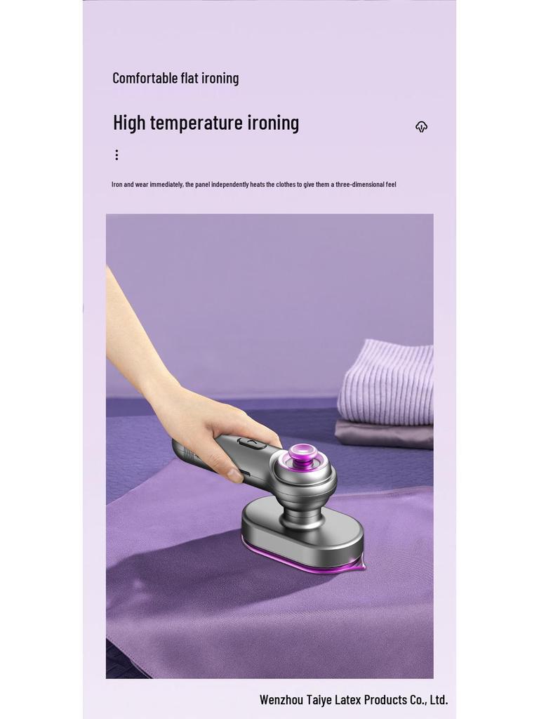 Handheld Dual-Use Wet/Dry Garment Steamer & Rotary Ironing Machine