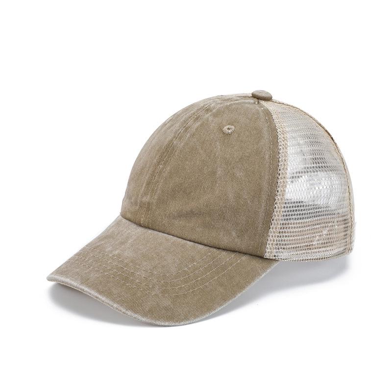Vintage Distressed Dad Hat with Embroidered Logo – Soft Brim, Flat Bill Baseball Cap