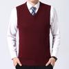 Men's Casual Sweater Vest Warm Comfortable Autumn Winter Outerwear Knitted Sweater