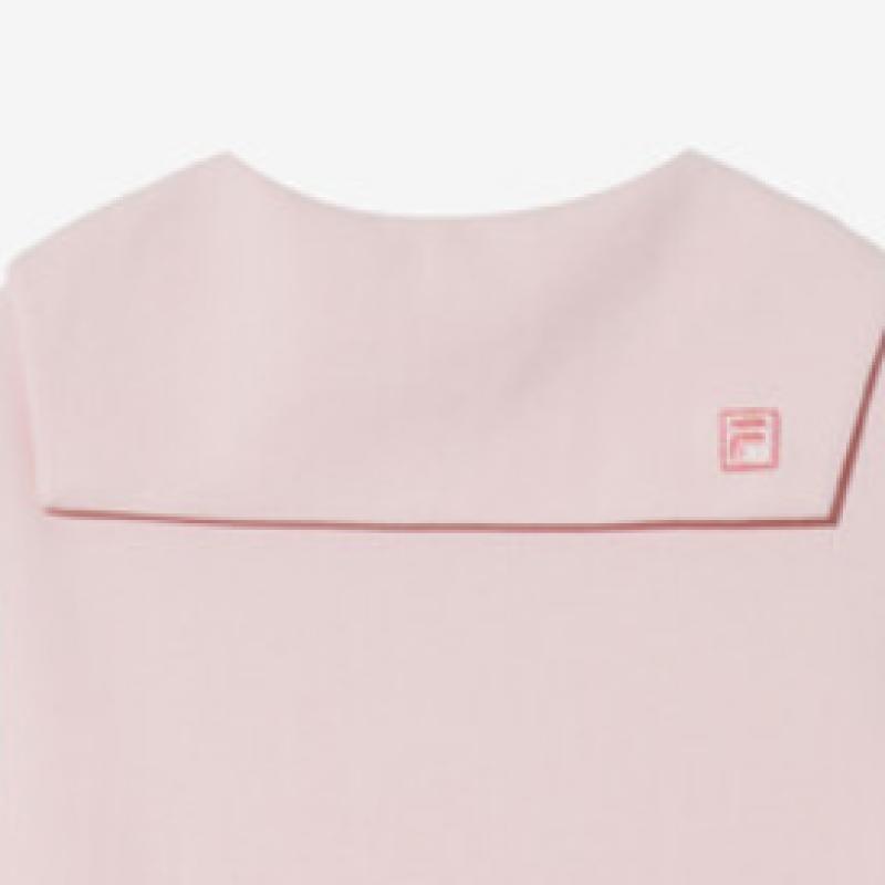 [fila Kids] Платье с плиссировкой и полупрозрачным верхом Fk2opg3402f — фото 5