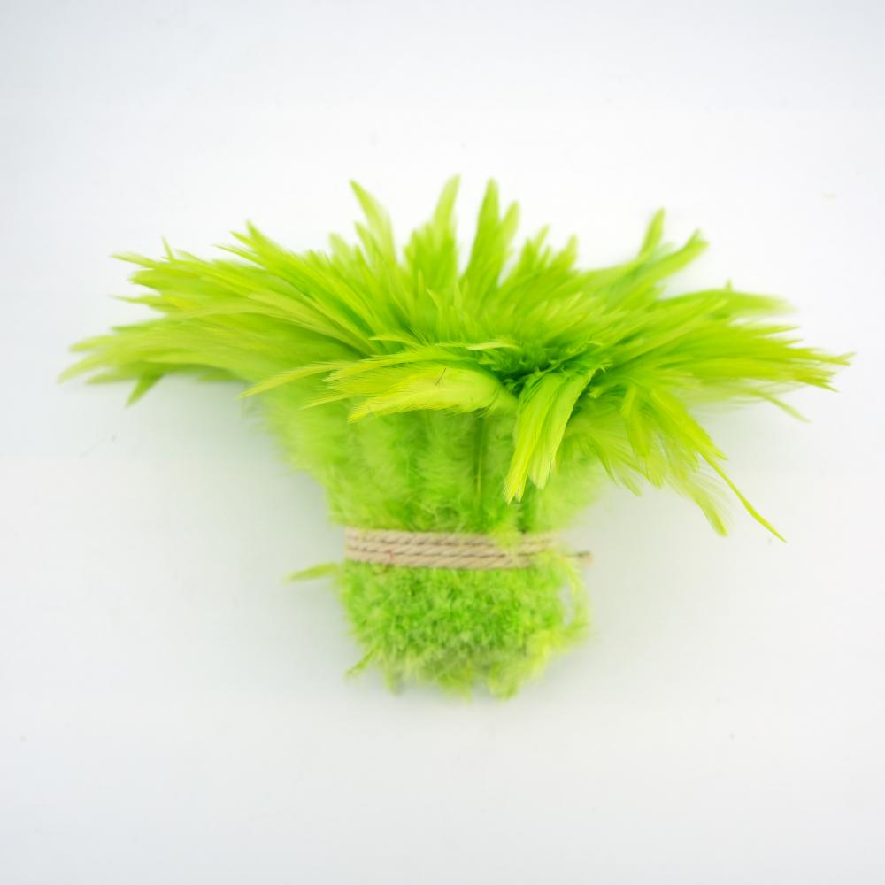 Whole 900PCS Fade Rooster Feathers Dyeing 5-6" Hackle 12-15 Cm Strung DIY Chicken Plume Jewelry Costume Hat Party Mask