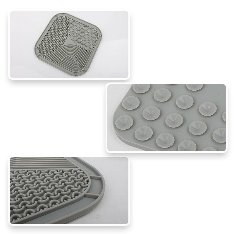 Pet Licking Pad Slow Food Pad Dog Premium Lick Pad with Suction Cup Dog Licking Mat Slow Eating Anti-choking Mat