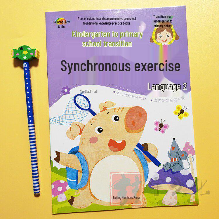 Rainbow Early Education Transition Kit: Daily Practice for Language, Math, Pinyin & Character Recognition for Preschool to Primary.