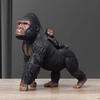Resin Handicrafts Simulation Animal Sculpture Orangutan Monkey Parent-child Statue Decorative Figurines Home Decoration