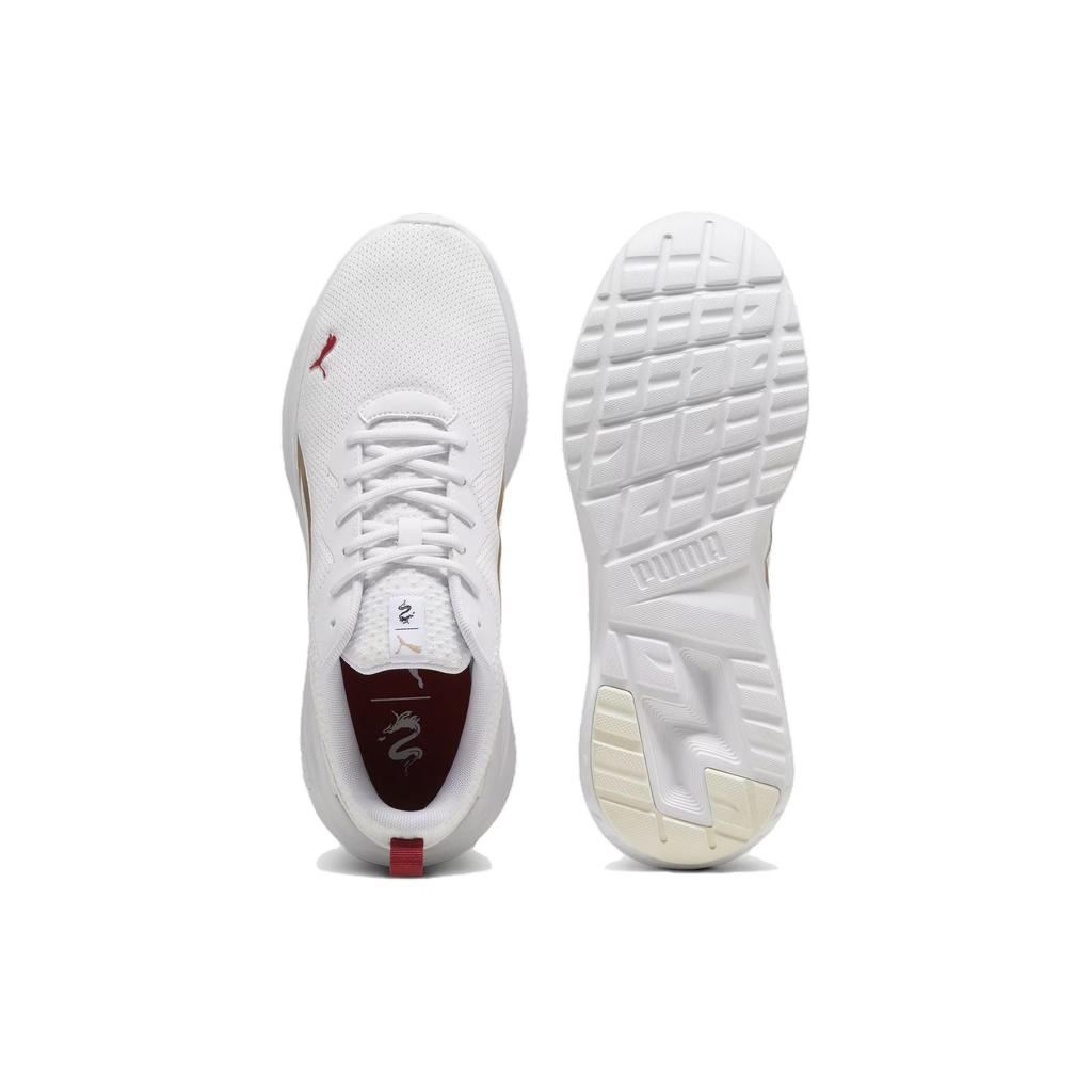 Puma All-Day Active Fashion Shock Absorbing Durable Breathable Lightweight Low-Top Casual Running Shoes Unisex Sneakers White Platinum 395245-01