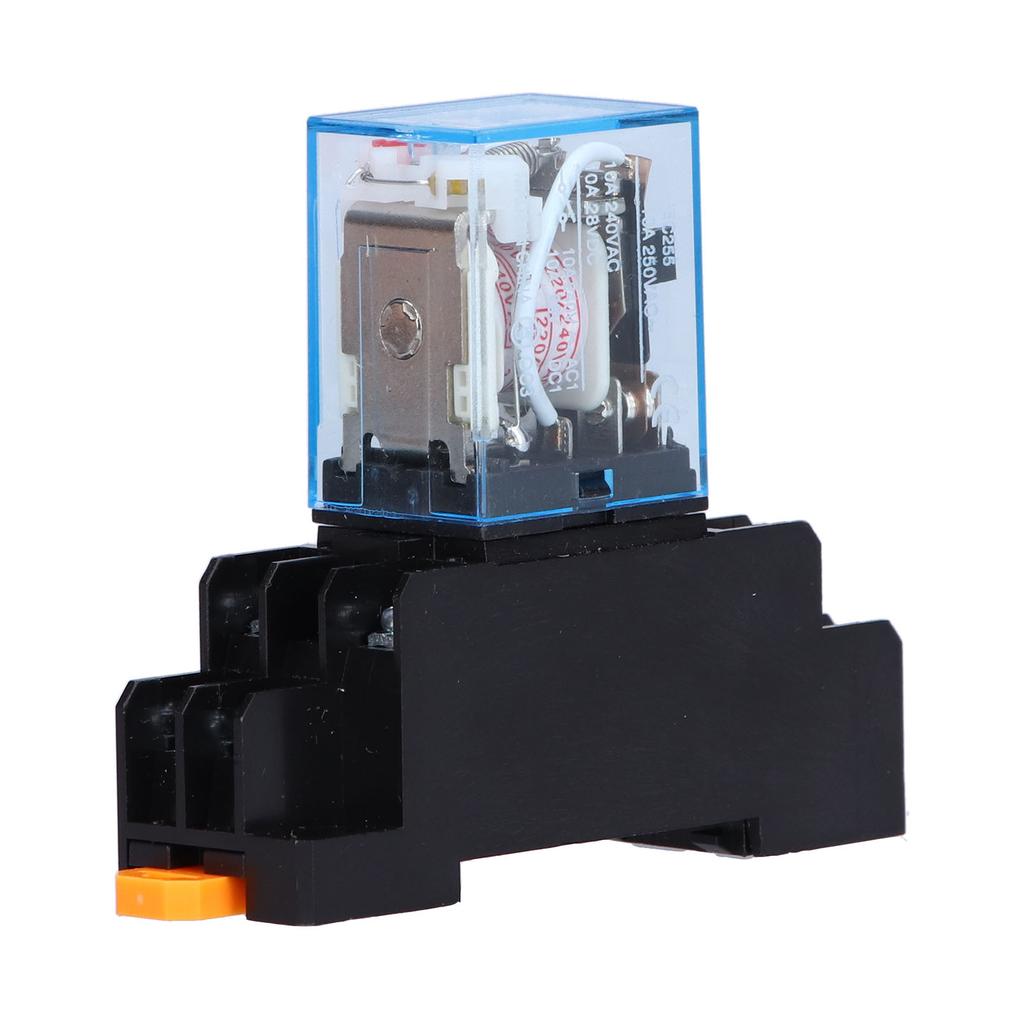 LY2NJ 8 Pins Elektromagnetische Leistungsrelais mit Sockelbasis Kontrollleuchte für Motoren Industrie