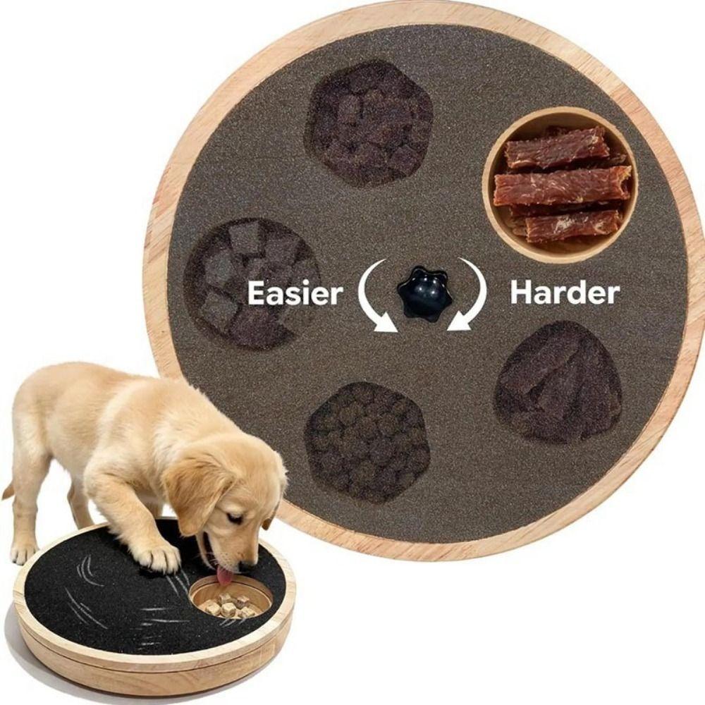 Massivholz Hund Kratzbrett Rund Hund Krallen Schleifpad Kratzpad für Hunde