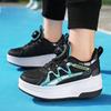 Hochwertige zweirädrige Rollschuhe für Jungen und Mädchen, Gehen, Freizeitschuhe, Schulschüler, Modische, Personalisierte Rollschuh-Sneaker