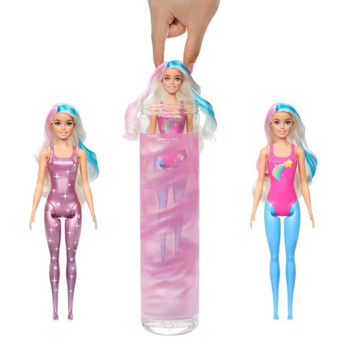 Barbie® Color Reveal Poupée Avec 6 Surprises, Rainbow Galaxy HJX61