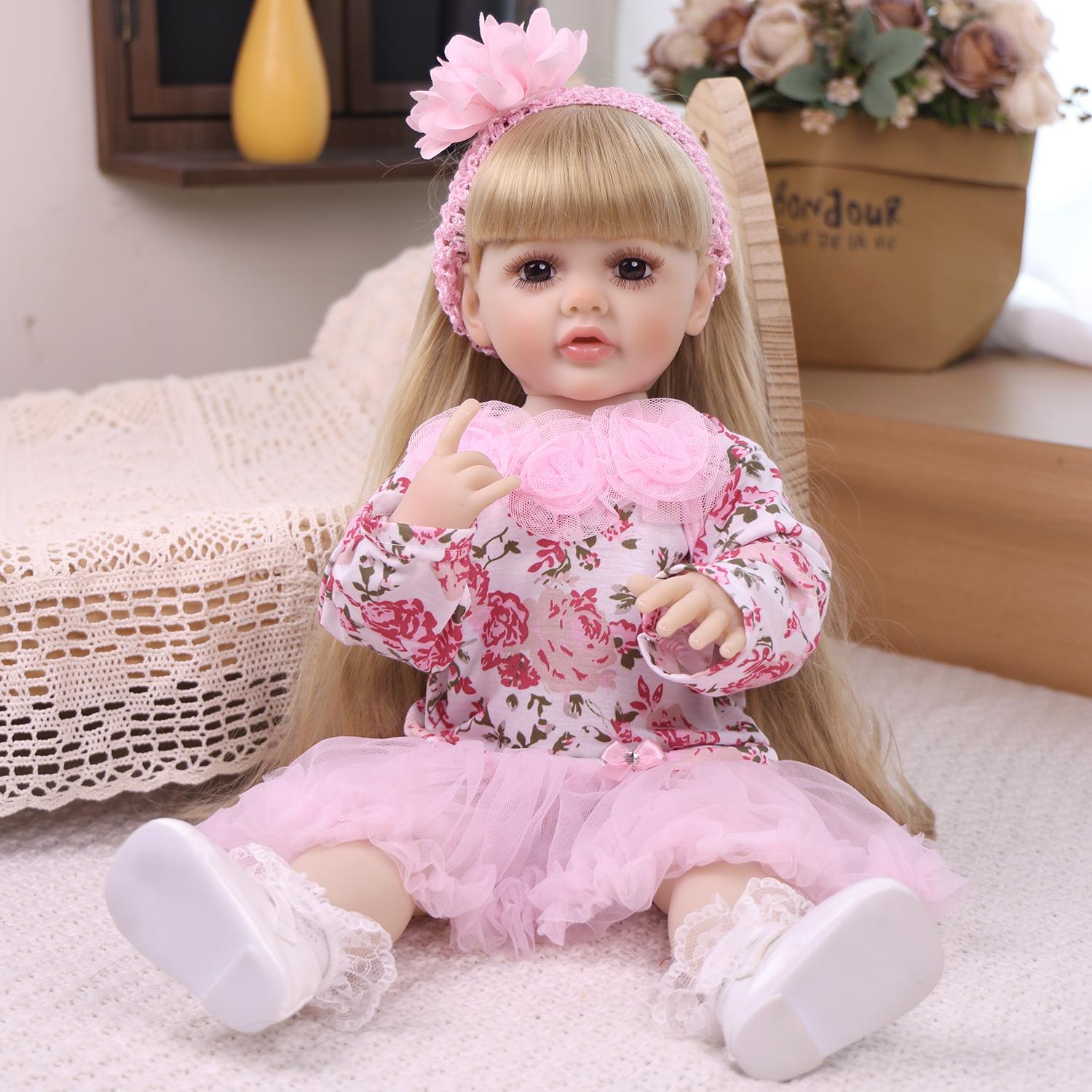 Realistic 55cm Reborn Girl Doll Full