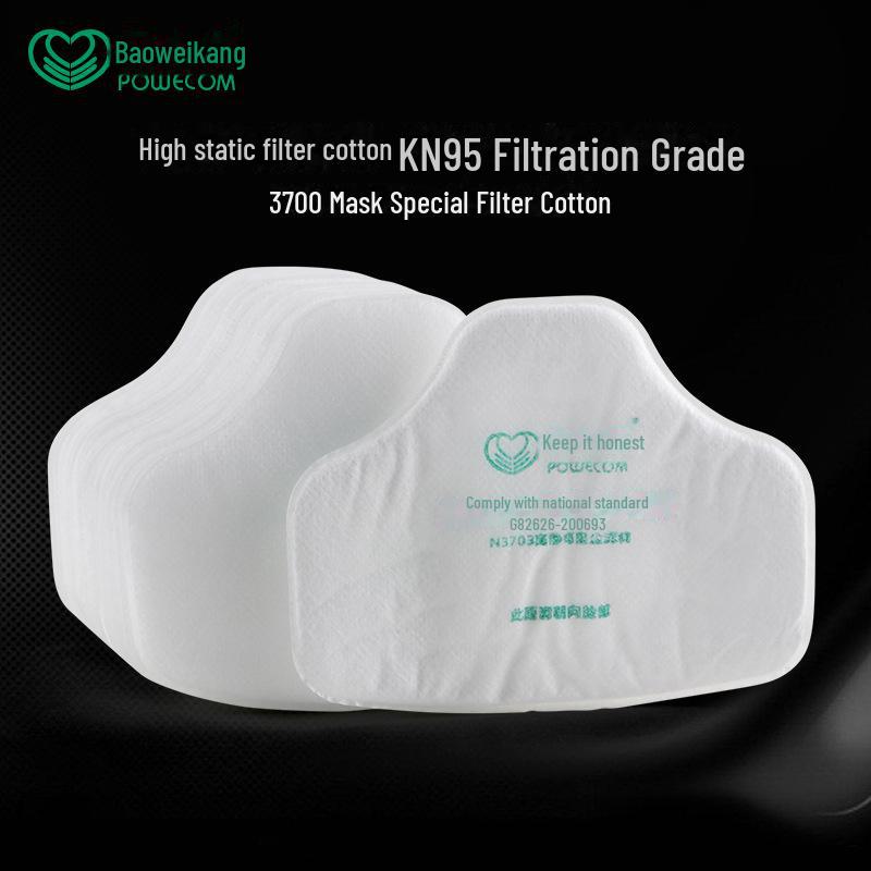 Baoweikang 3700 KN95 Staubdichte Industriemaske mit Aktivkohle für Schleif- und Schweißrauch