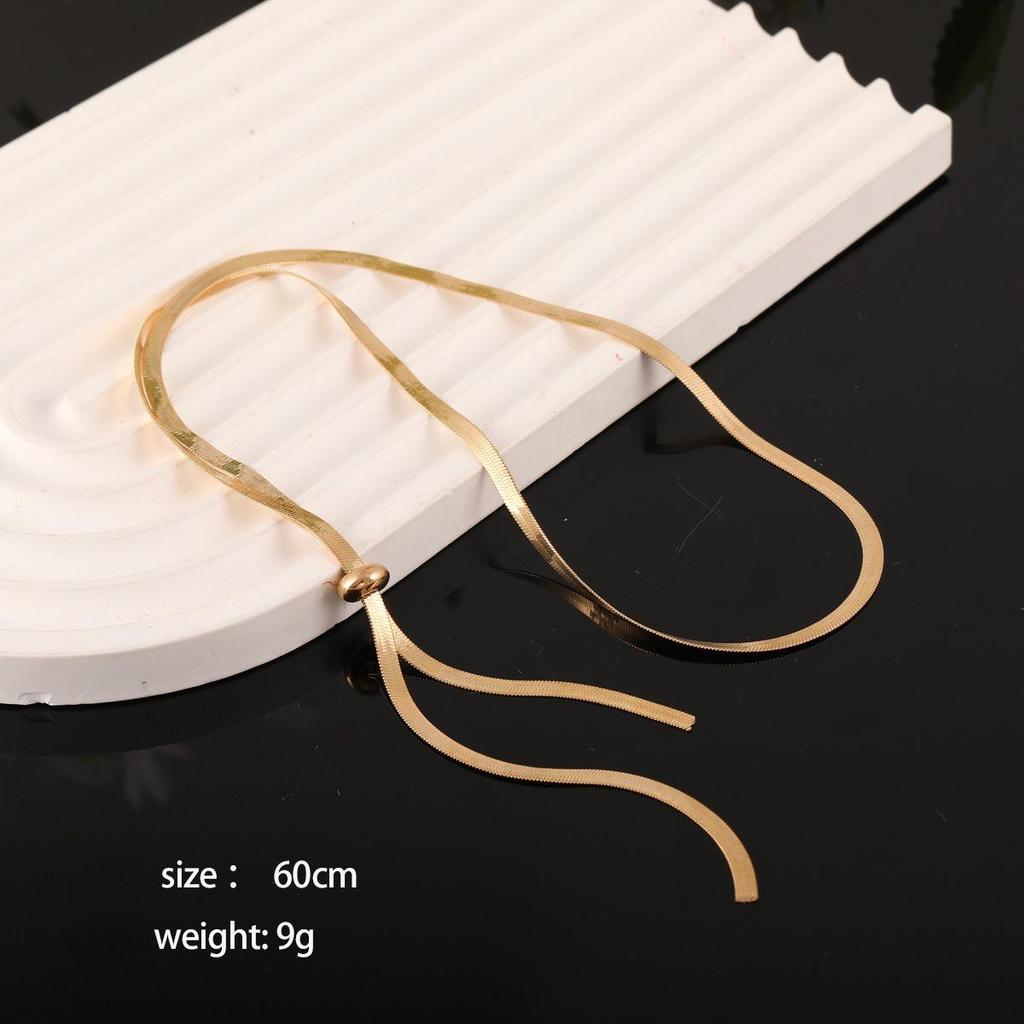 Elegant Y-Shaped Necklace, Simple And Chic Jewelry, Suitable For Daily Wear, All-Year-Round