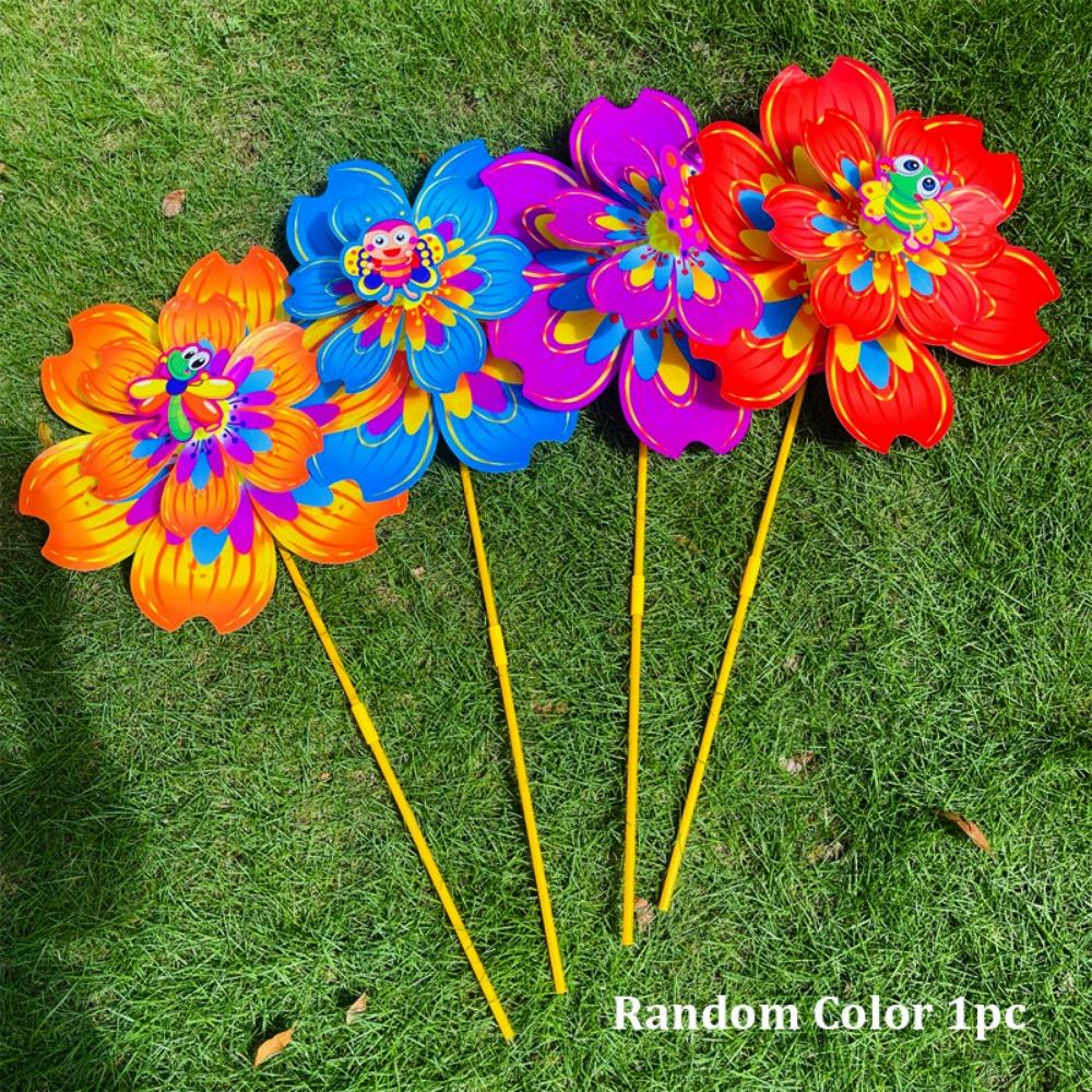

Diameter 38cm Rotating Wind Spinner Multistyles Pinwheel Windmill Outdoor Party Picnic Decor Random 1pc