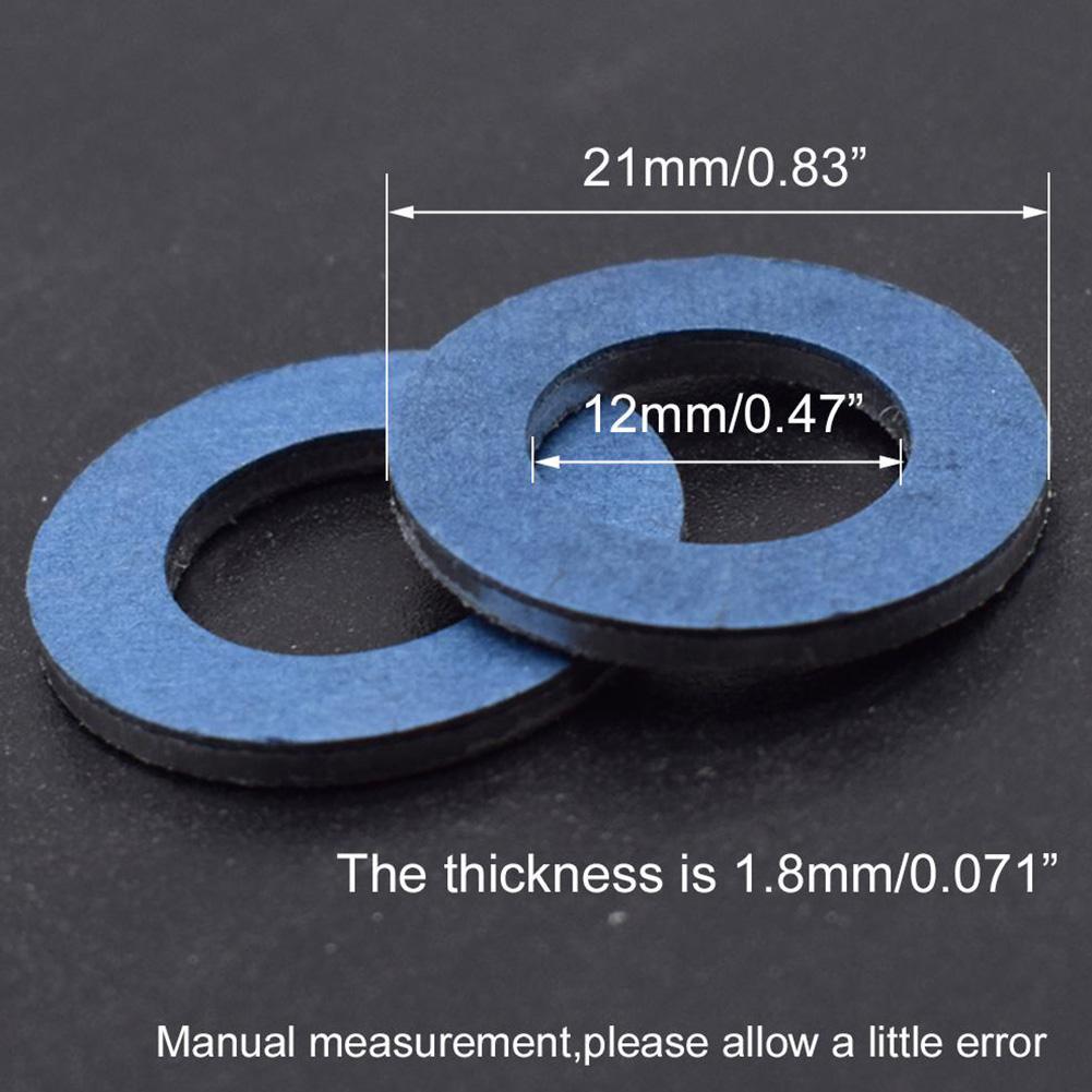 10pcs 12mm Hole Nut Seal Oil Pan Oil Drain Screw Gasket Washer Suitable For TOYOTA/Toyota 90430-12031 90341-12012