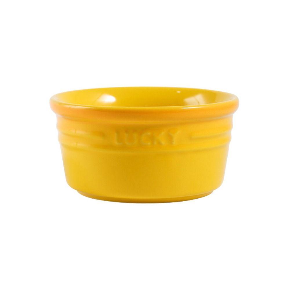 أطباق خبز سيراميك متعددة الألوان آمنة للاستخدام في الفرن قابلة للتكديس مقلاة خبز مقاومة للحرارة أداة بلون متدرج قالب بودينغ منزلي