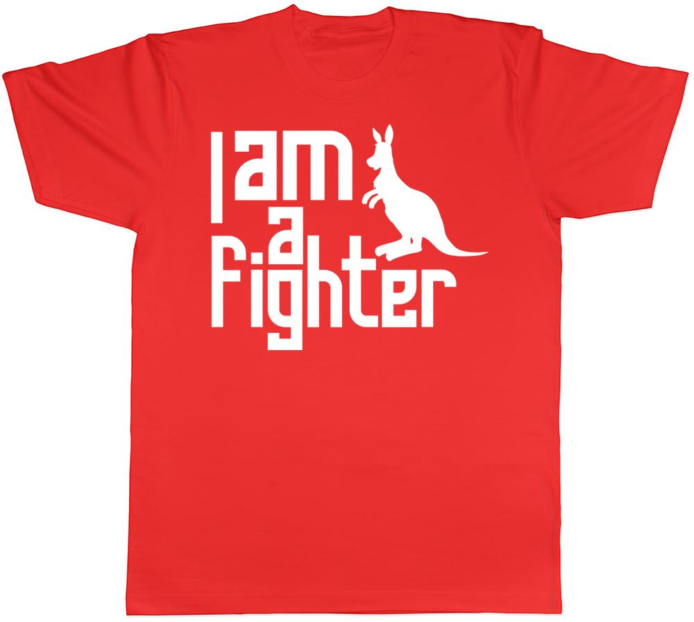 I am a Fighter Kangaroo Unisexs Unisexs Ladies Unisex TShirt S