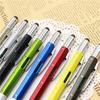 Ballpoint Pen Level Gauge Scale Screwdriver Tool Touch Capacitor Pen Office Supplies Multifuncationa