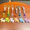 Cartoon Style Pony Resin Keychain Realistic Horse Resin Pendants  Home Office Decor