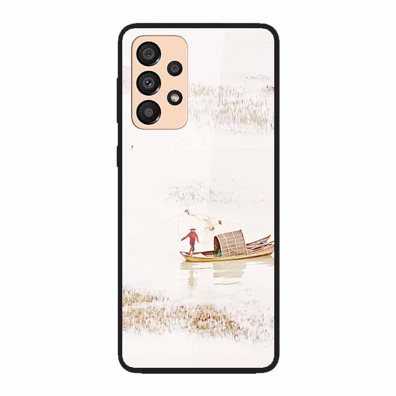 Case for Samsung A33 5G Cover Fashion Tempered Glass Phone Covers for Samsung Galaxy A33 A53 A73 5G Case Bumper A 33 Protective