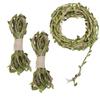 10Meters Jute Twine Burlap String Green Leaves Vine Twine for Wedding Birthday Party Decoration DIY Garland Wreath Crafts Gift