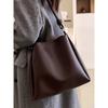 Wholesale popular bags women's large capacity 2025 new single shoulder autumn and winter retro fashion texture versatile bucket bag